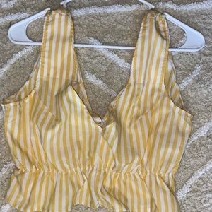 Striped Yellow Top